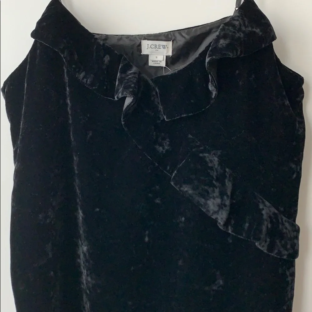 J.Crew Velvet Ruffle Cami - Picture 6 of 7